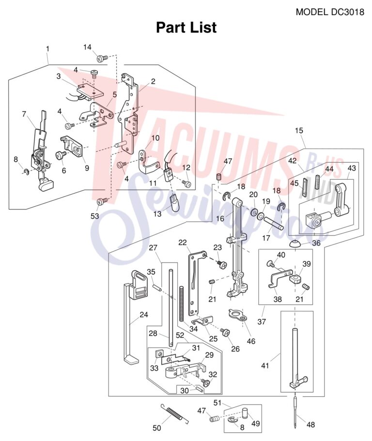 Janome DC3018 schematic page 2 preview