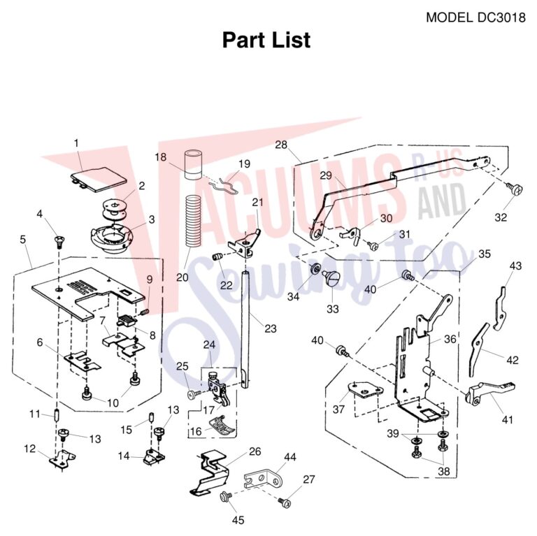 Janome DC3018 schematic page 3 preview