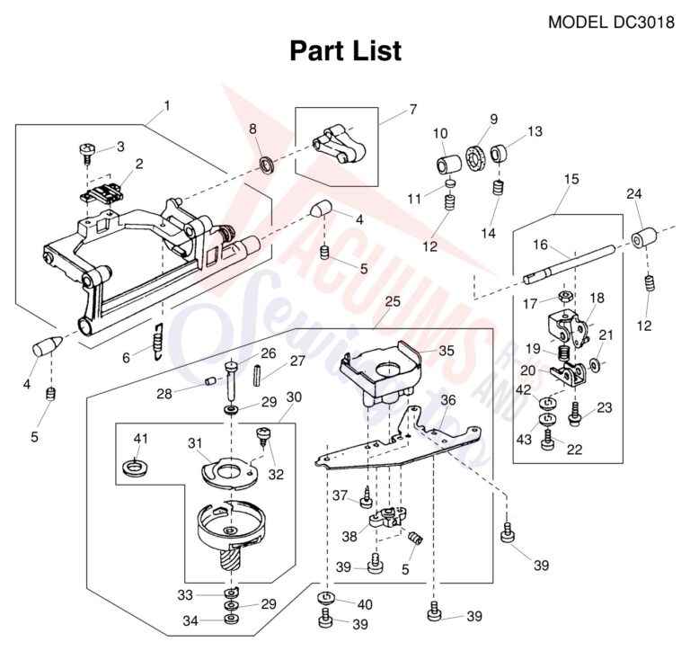 Janome DC3018 schematic page 7 preview