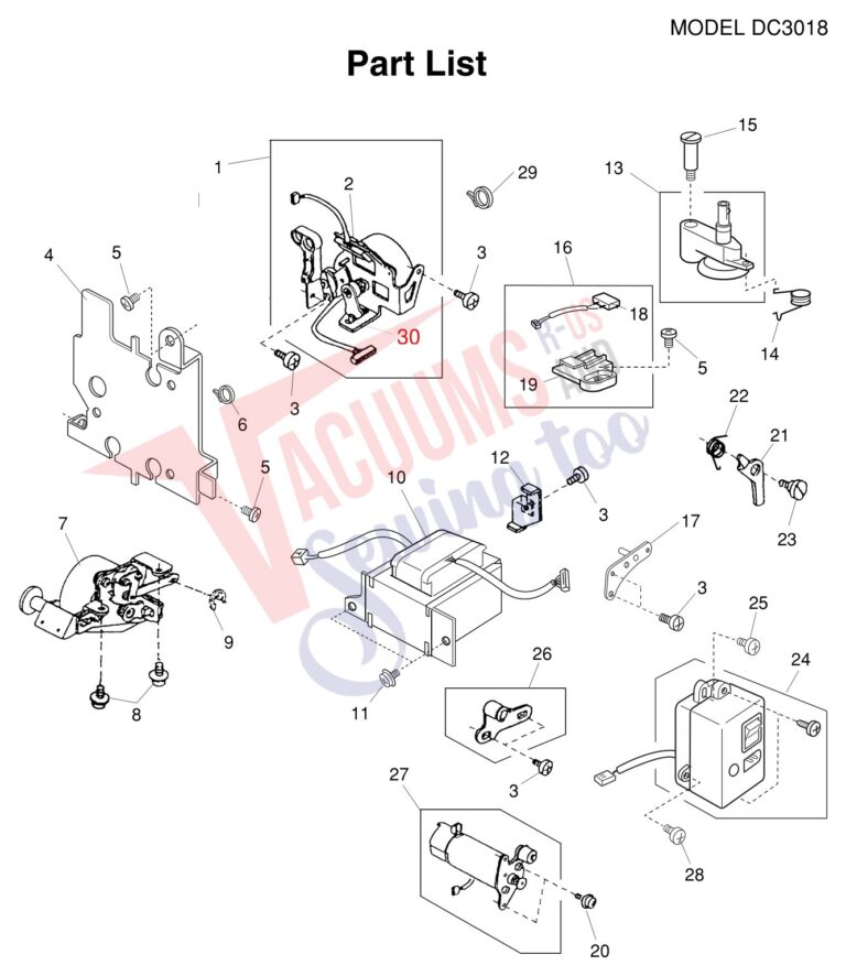 Janome DC3018 schematic page 8 preview
