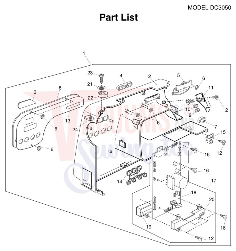 Janome DC3050 schematic page 6 preview