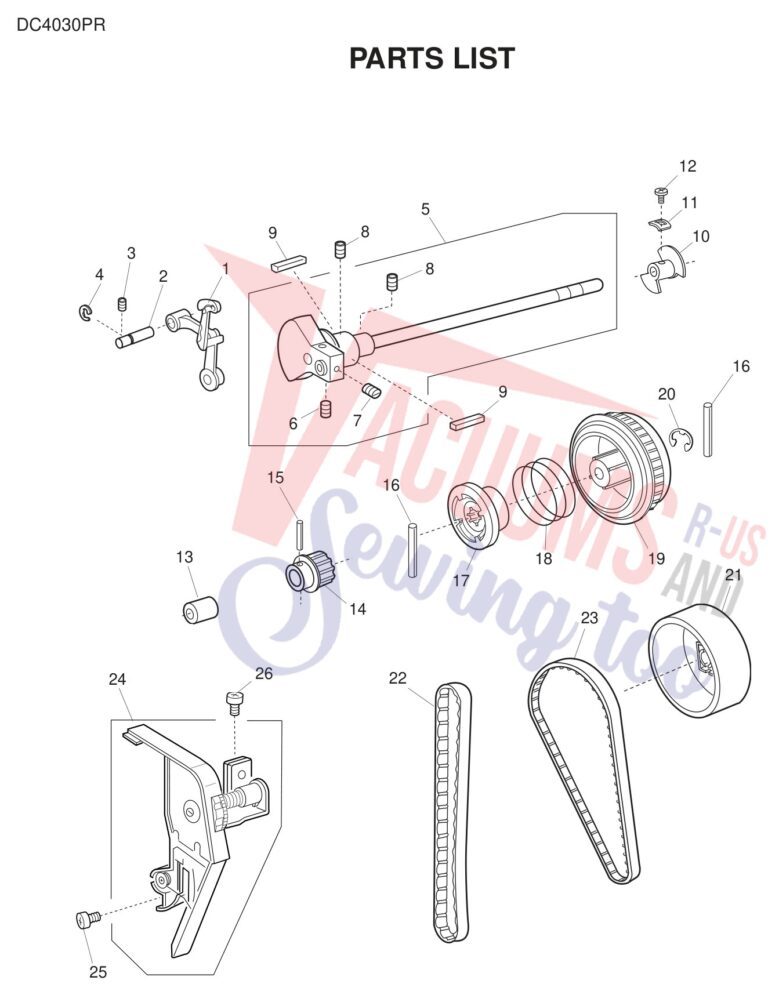 Janome DC4030 schematic page 6 preview
