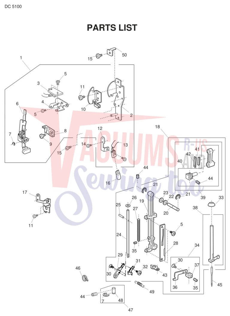 Janome DC5100 schematic page 2 preview