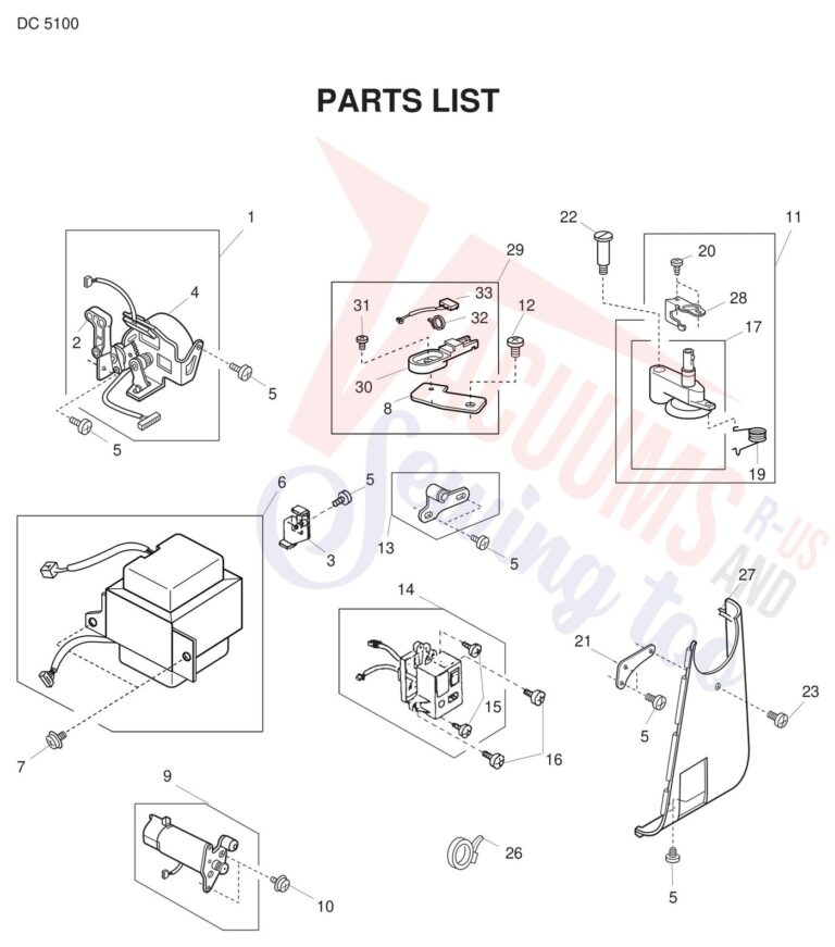 Janome DC5100 schematic page 8 preview