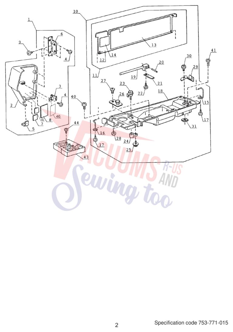 Janome DS3500 schematic page 3 preview