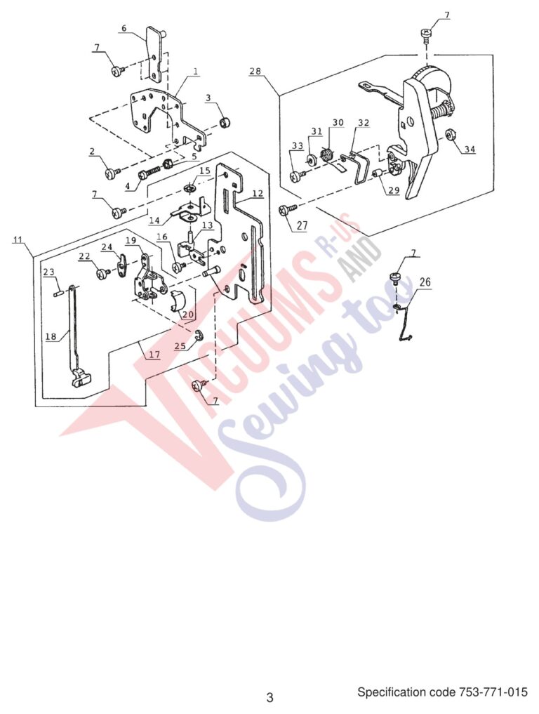 Janome DS3500 schematic page 4 preview