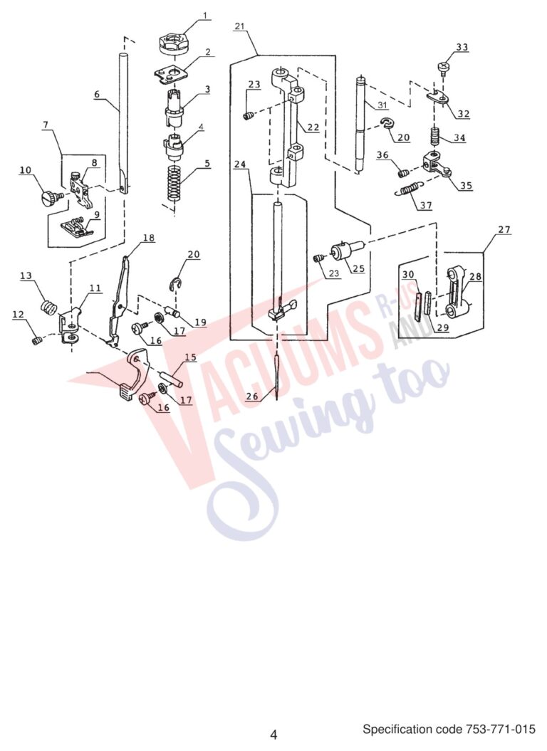 Janome DS3500 schematic page 5 preview