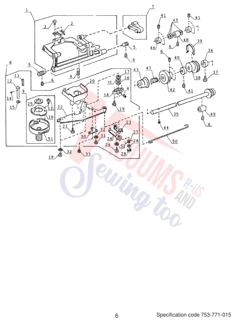 Janome DS3500 schematic page 7 preview