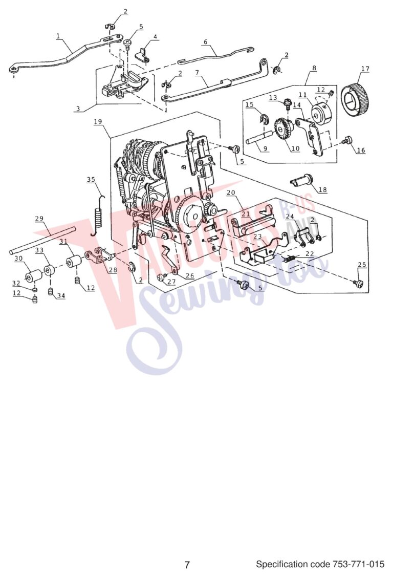 Janome DS3500 schematic page 8 preview