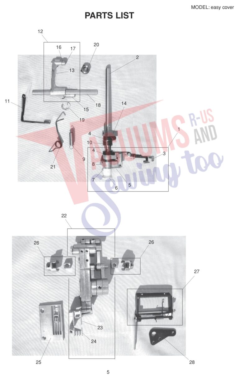 Elna EASYCOVER V2 schematic page 5 preview