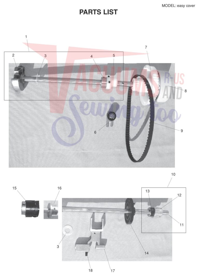 Elna EASYCOVER V2 schematic page 7 preview