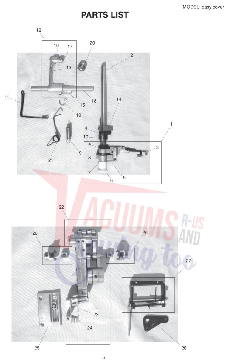 Elna EASYCOVER V3 schematic page 5 preview