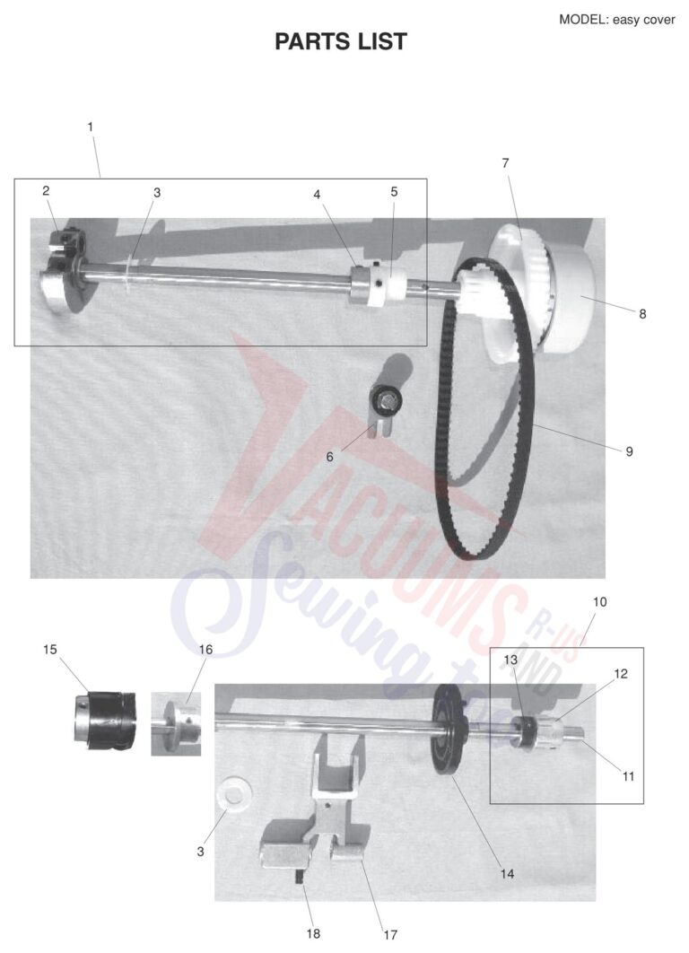 Elna EASYCOVER V3 schematic page 7 preview