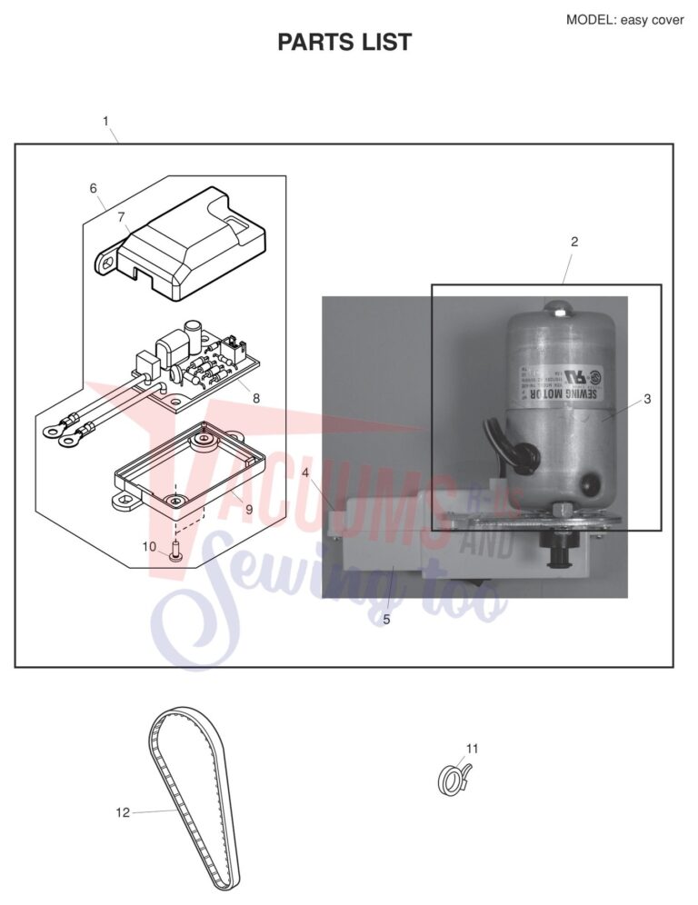 Elna EASYCOVER V3 schematic page 8 preview