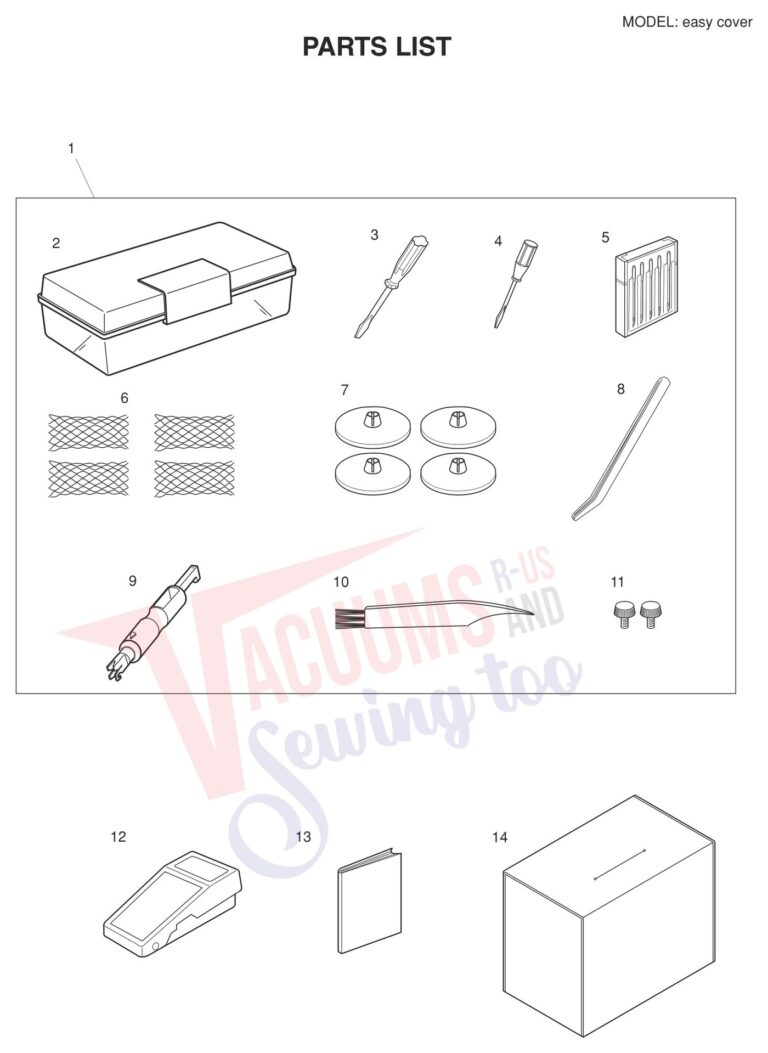 Elna EASYCOVER V3 schematic page 9 preview