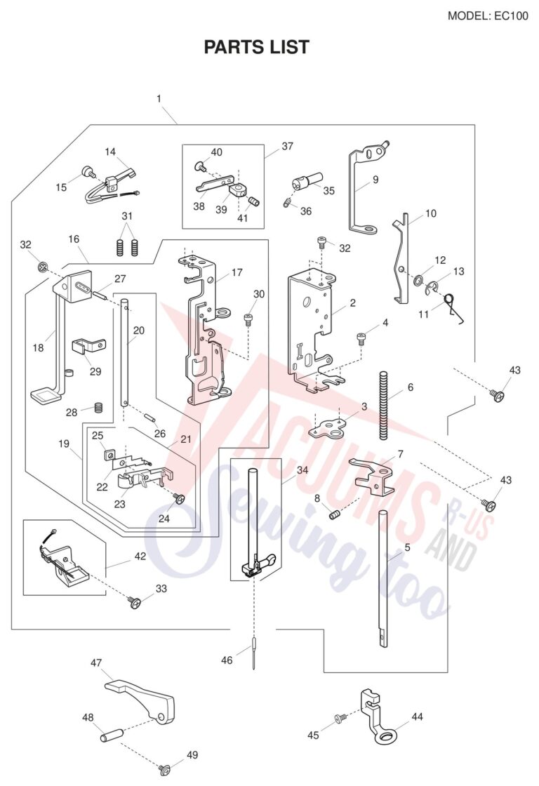 Necchi EC100 schematic page 2 preview