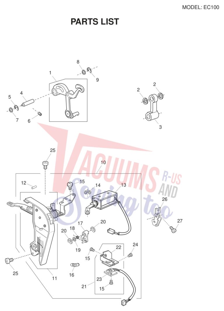 Necchi EC100 schematic page 3 preview