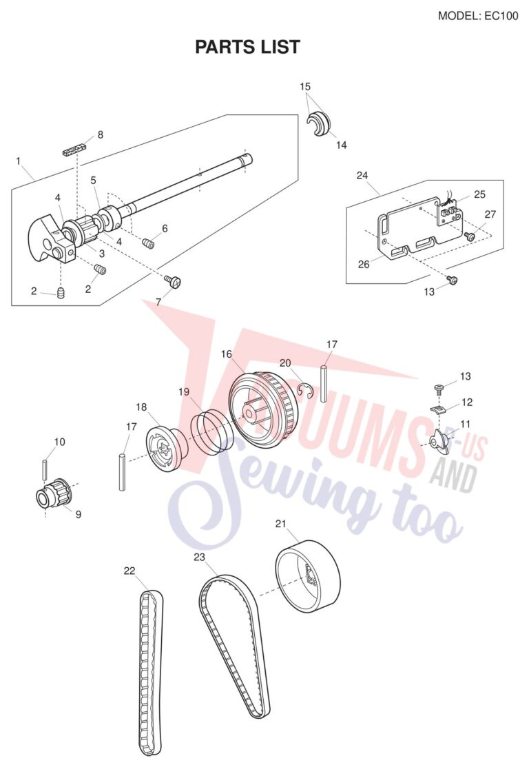Necchi EC100 schematic page 4 preview