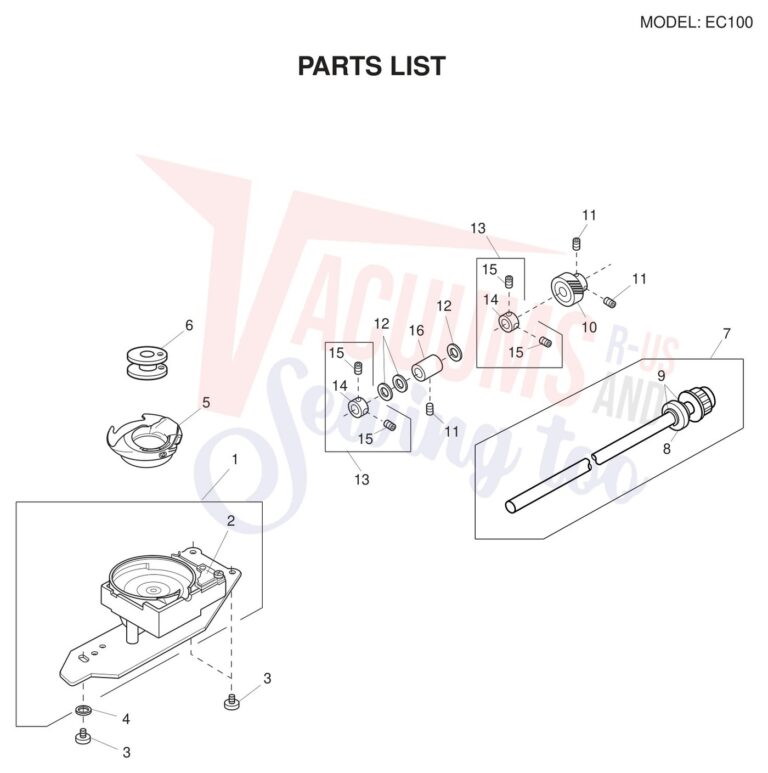 Necchi EC100 schematic page 5 preview