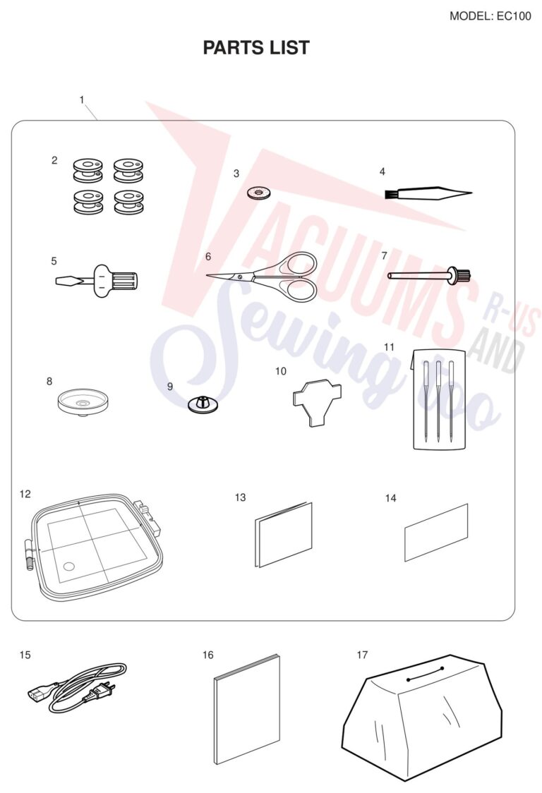 Necchi EC100 schematic page 9 preview