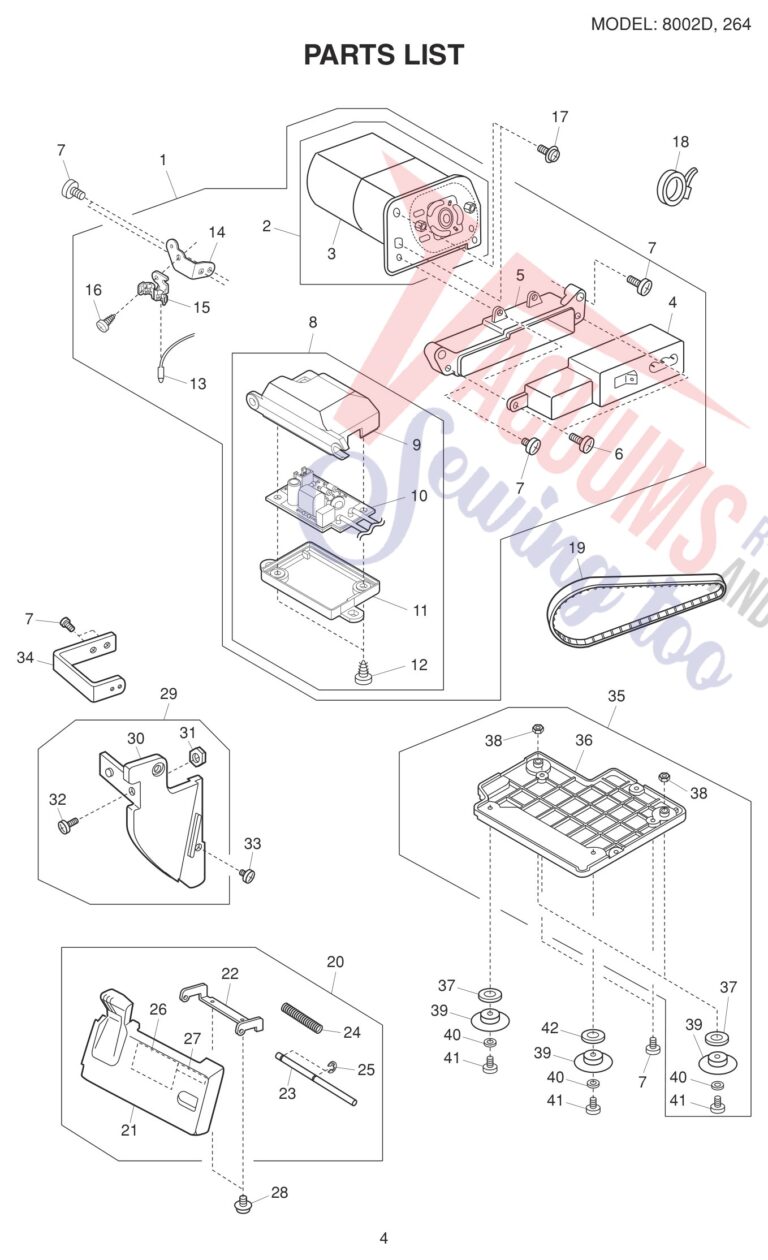 Elna EL264 V2 schematic page 5 preview