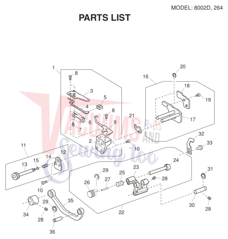 Elna EL264 V2 schematic page 8 preview