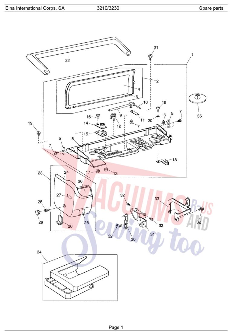 Elna EL3210 schematic page 1 preview