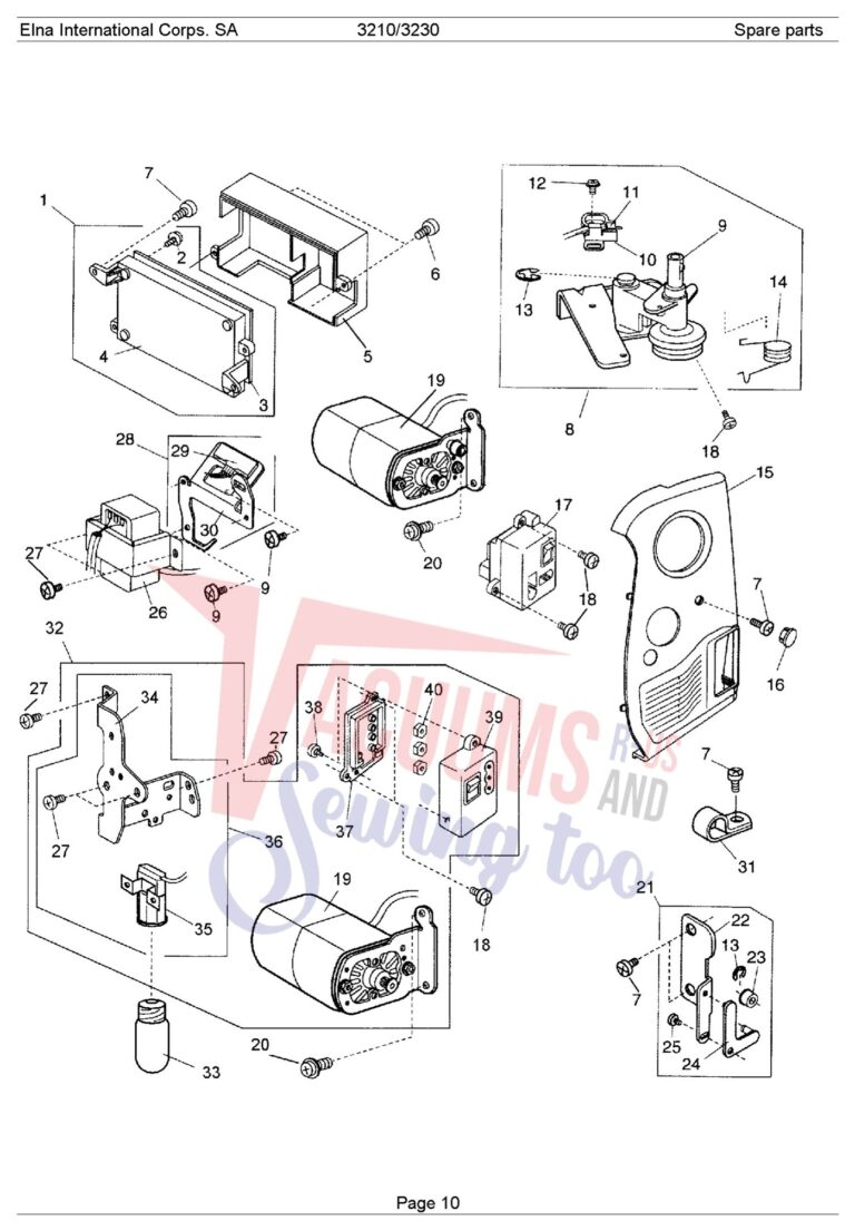 Elna EL3210 schematic page 2 preview