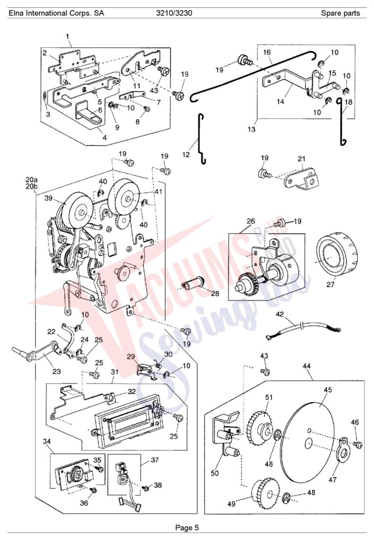 Elna EL3210 schematic page 7 preview