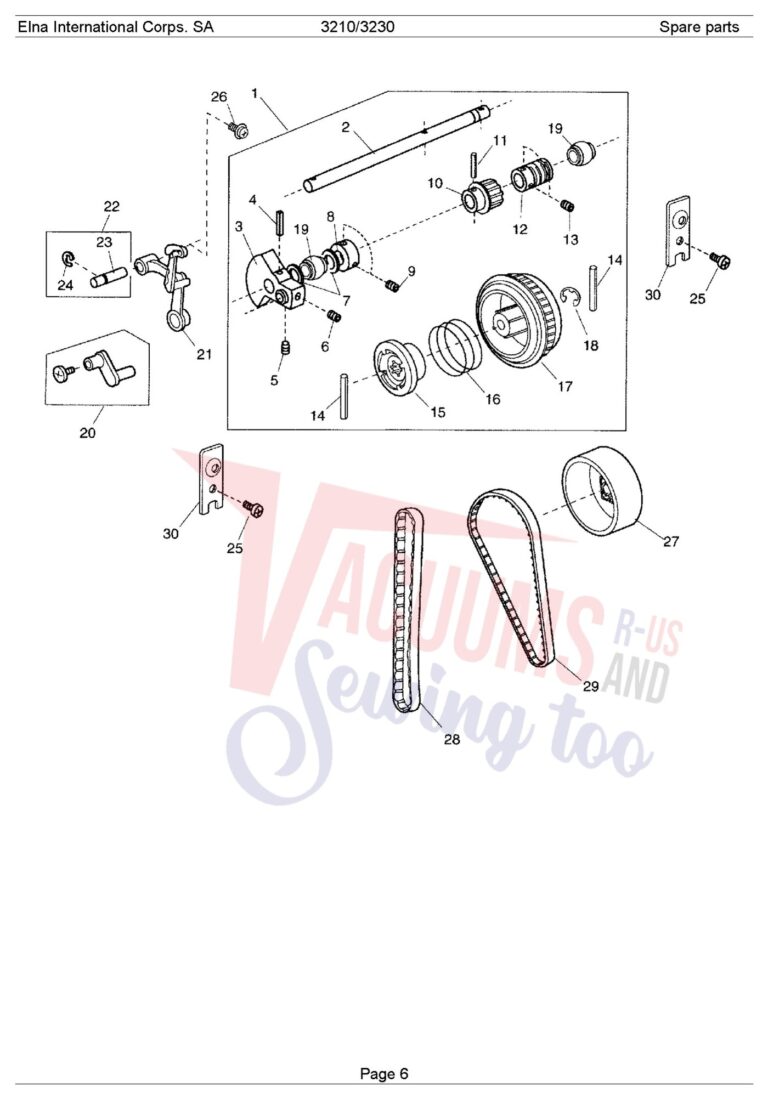 Elna EL3210 schematic page 8 preview