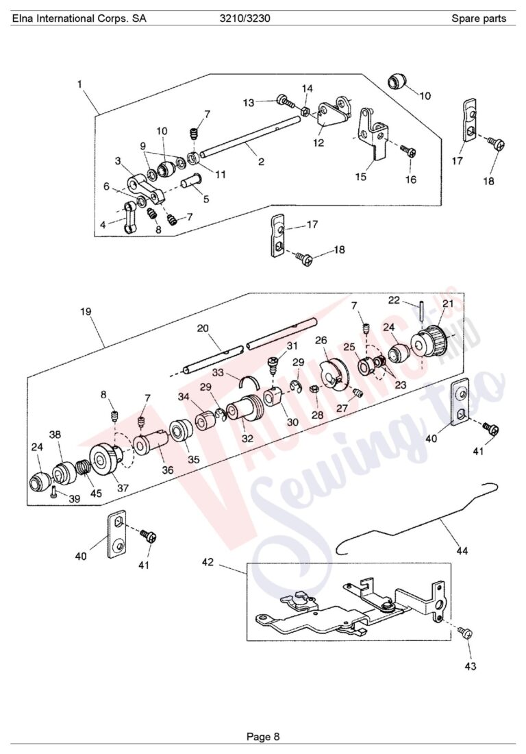 Elna EL3210 schematic page 10 preview