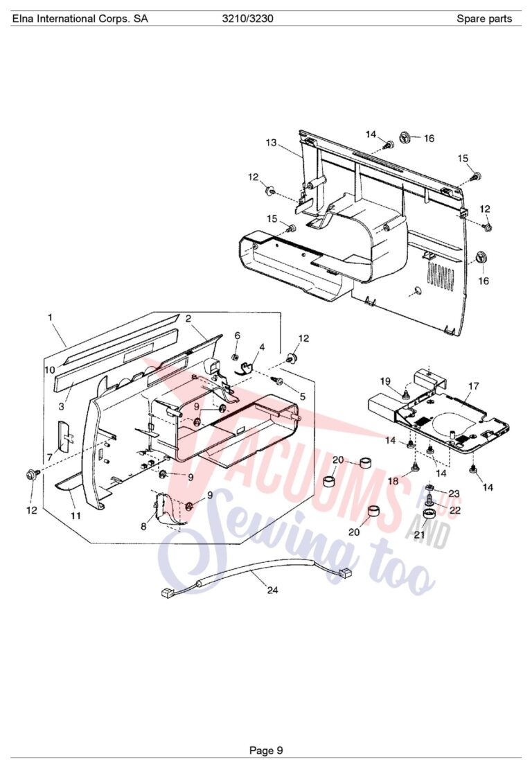 Elna EL3210 schematic page 11 preview