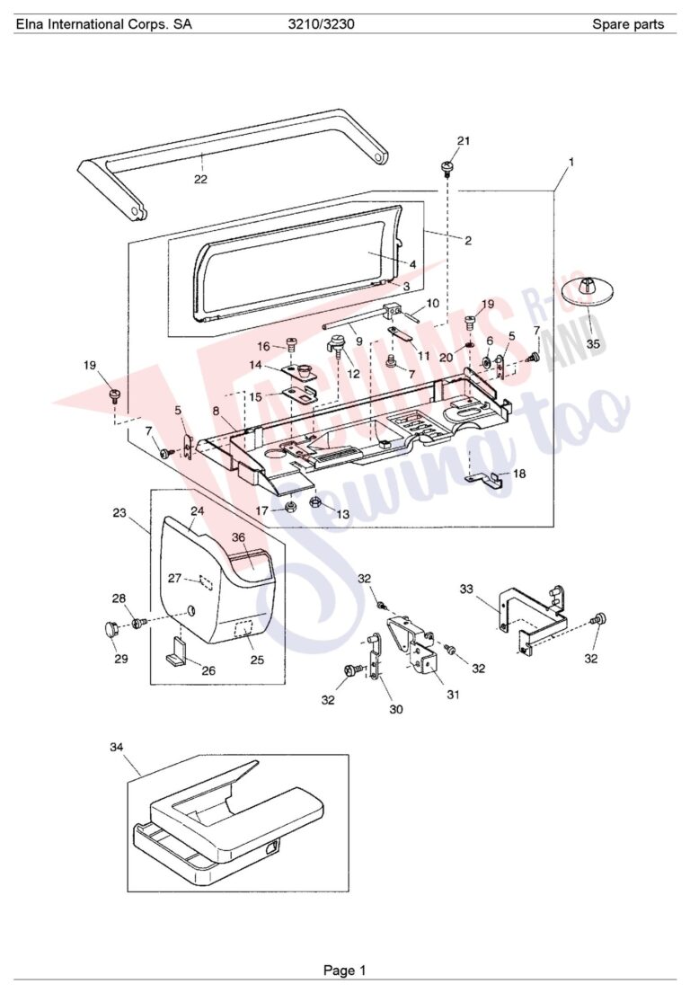 Elna EL3230 schematic page 1 preview