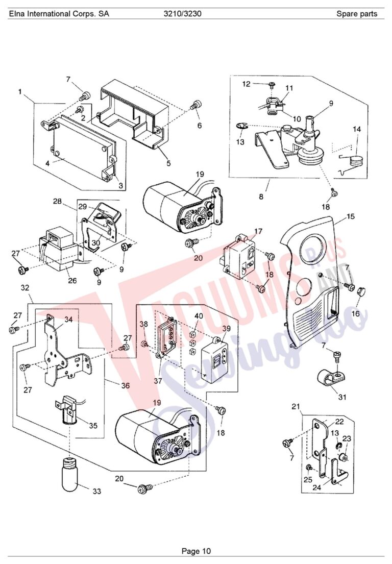 Elna EL3230 schematic page 2 preview