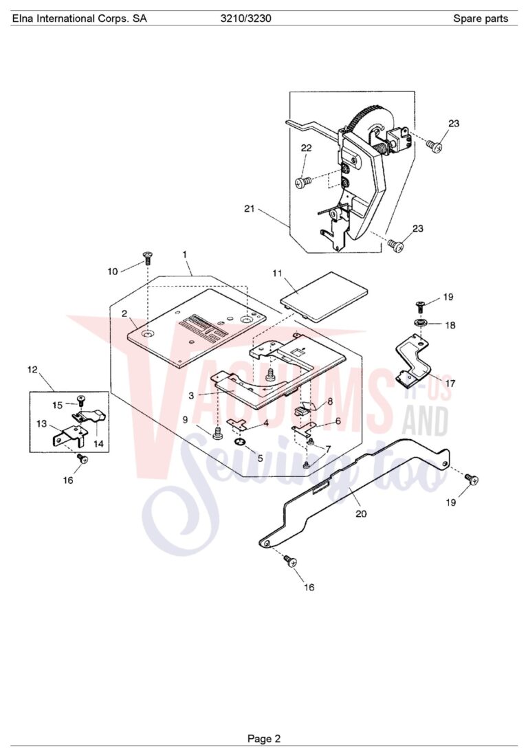 Elna EL3230 schematic page 4 preview