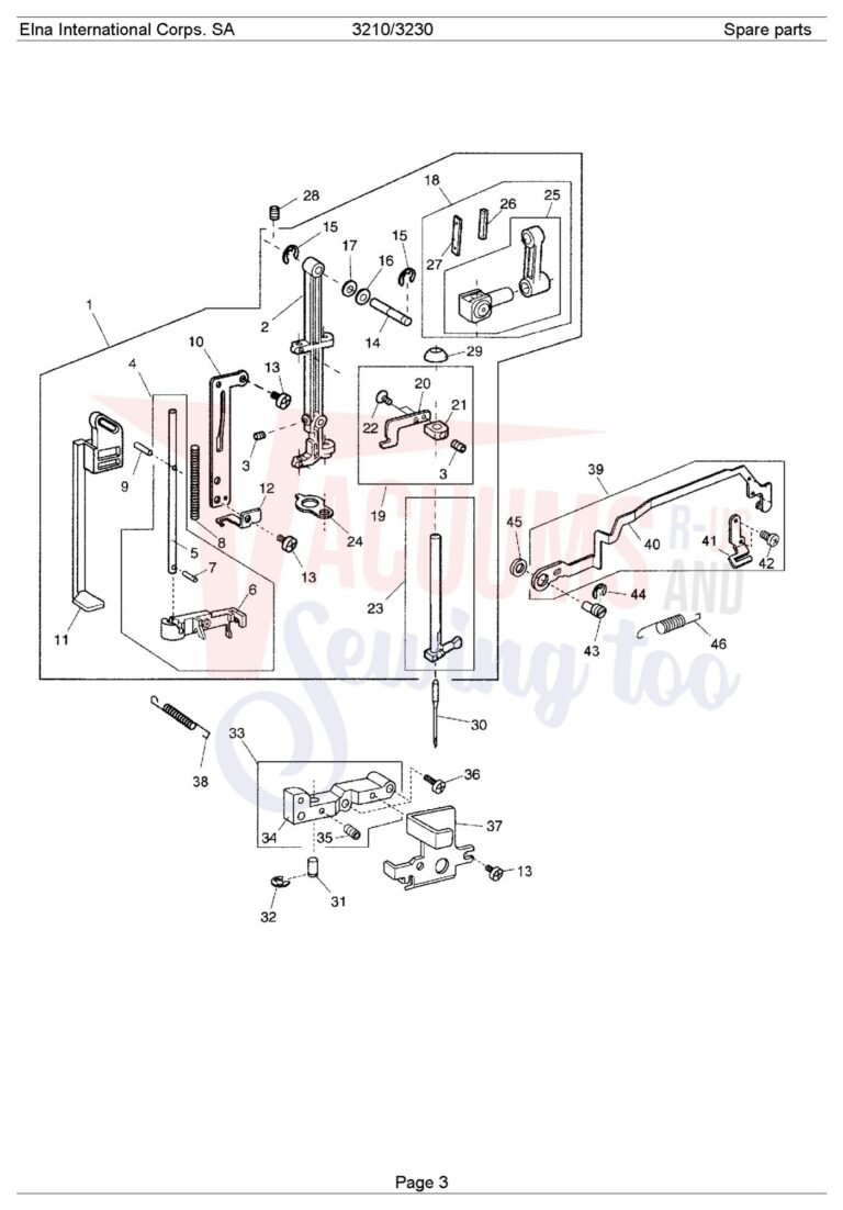 Elna EL3230 schematic page 5 preview