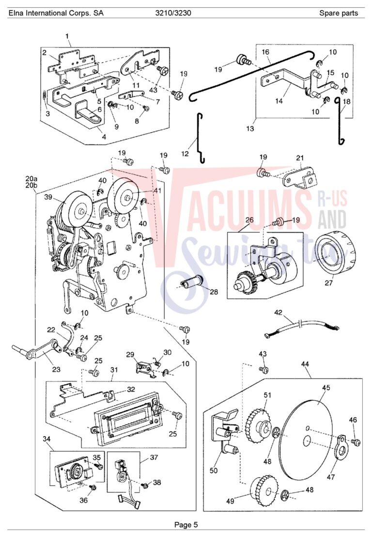 Elna EL3230 schematic page 7 preview