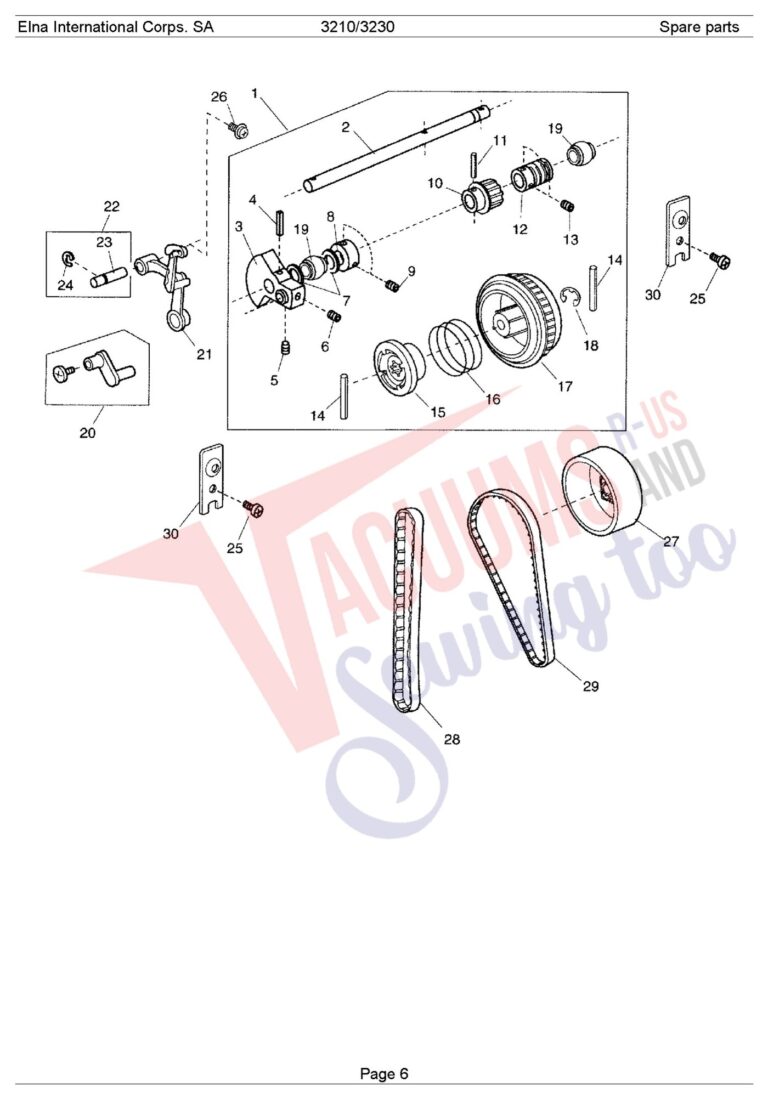 Elna EL3230 schematic page 8 preview