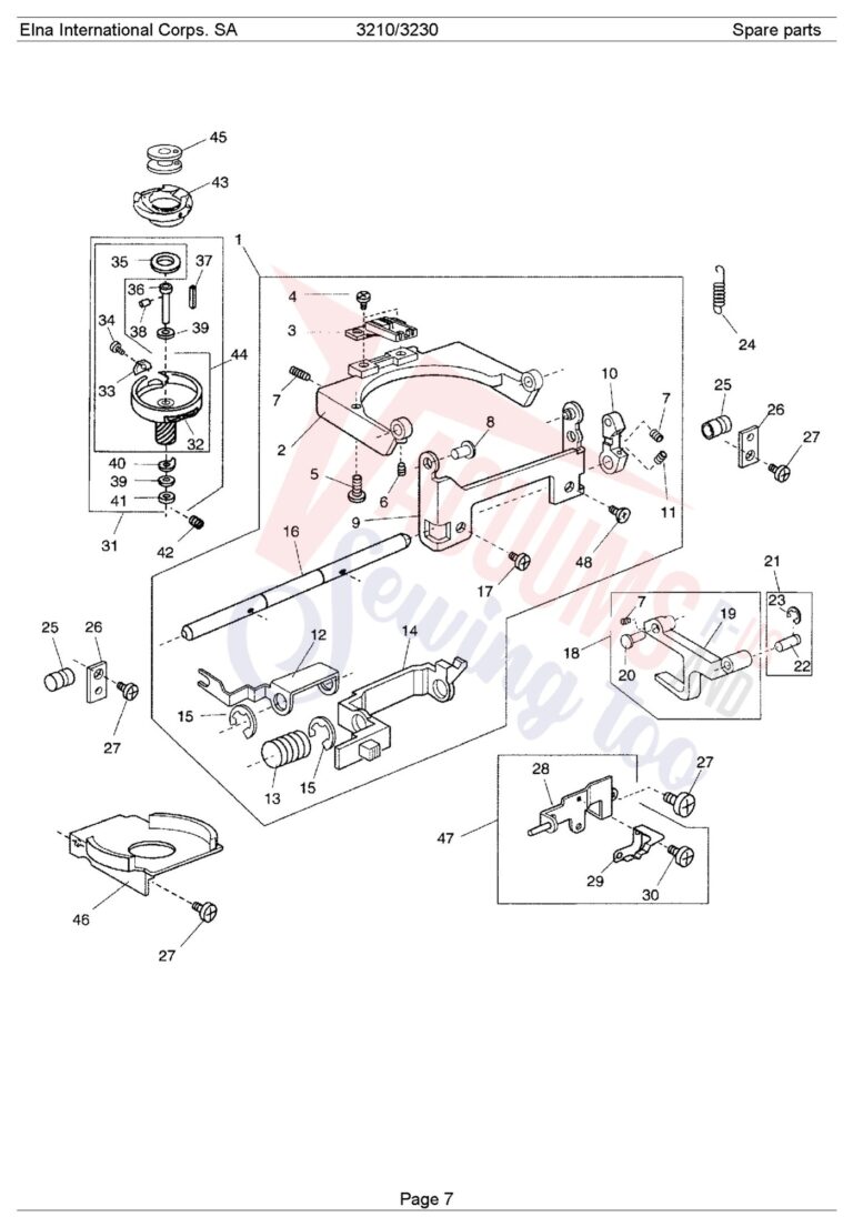 Elna EL3230 schematic page 9 preview