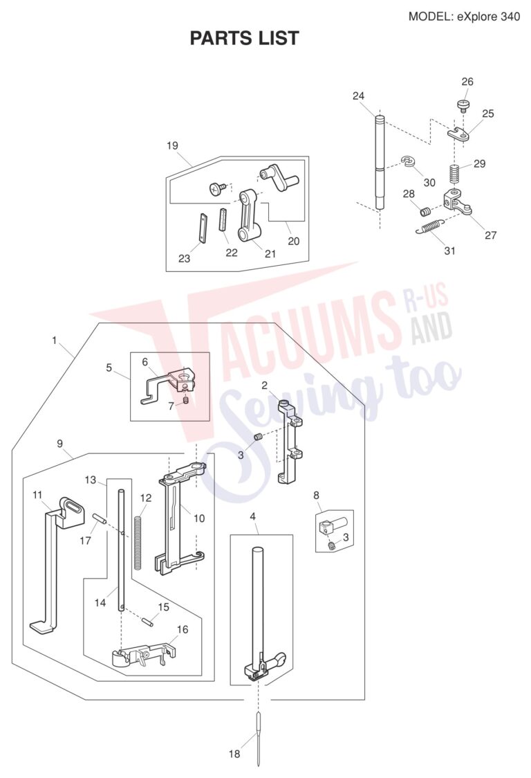 Elna EL340 V2 schematic page 6 preview