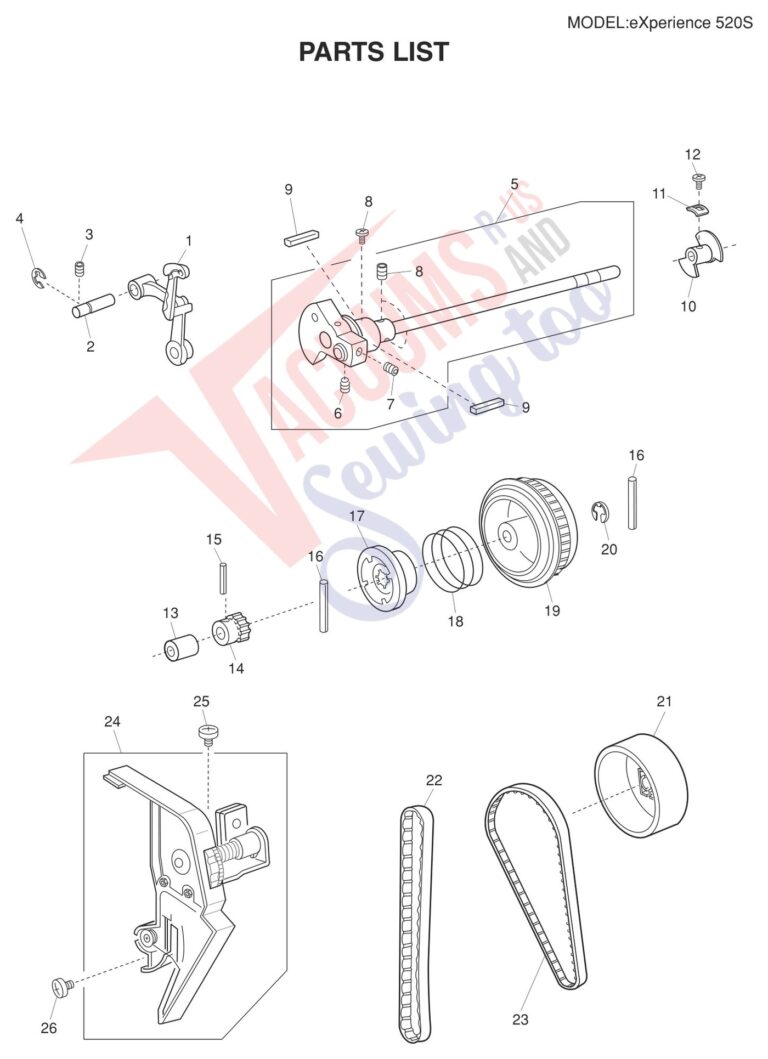 Elna EL520S schematic page 6 preview