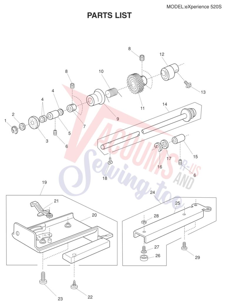 Elna EL520S schematic page 7 preview