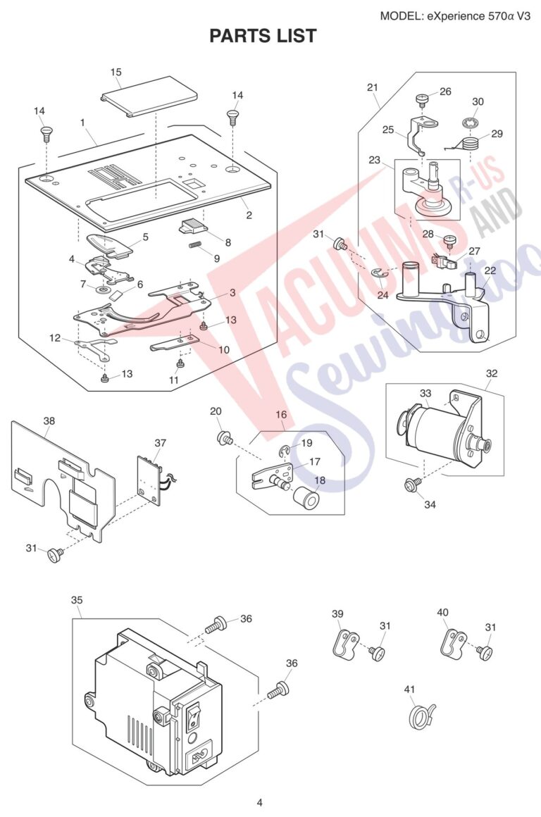 Elna EL570A V3 schematic page 4 preview