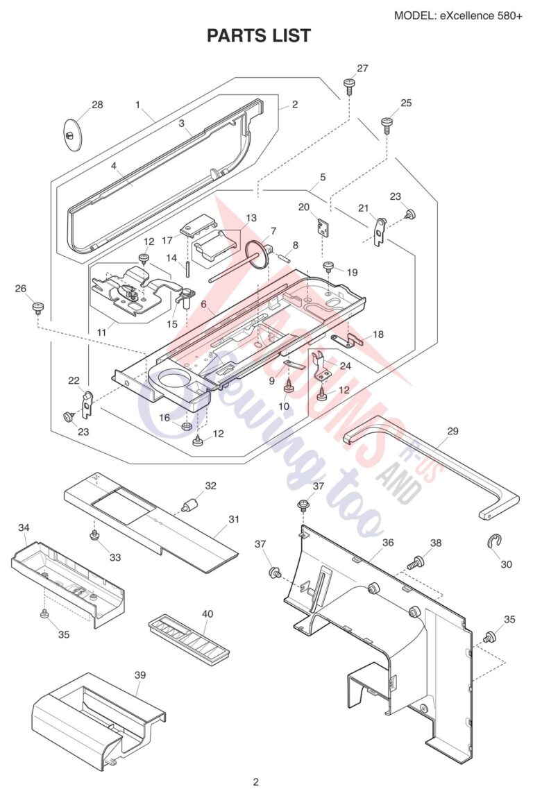 Elna EL580PLUS V2 schematic page 3 preview