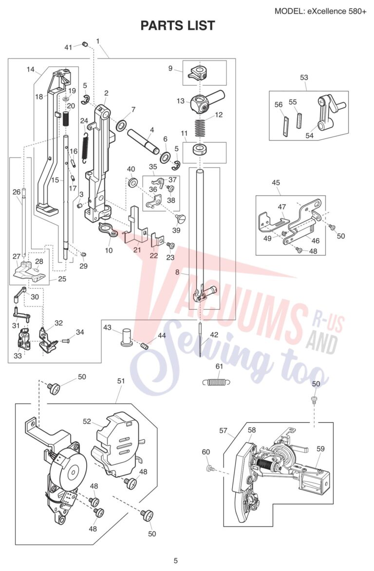 Elna EL580PLUS V2 schematic page 6 preview