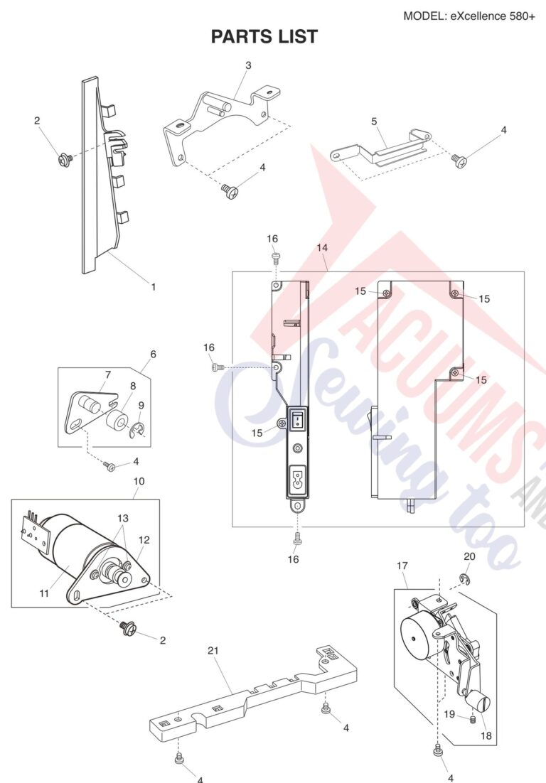 Elna EL580PLUS V2 schematic page 9 preview