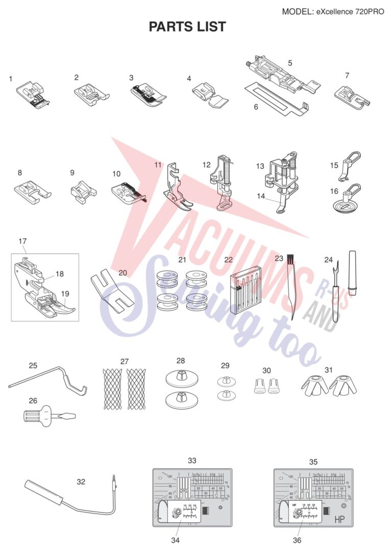 Elna EL720PRO schematic page 4 preview