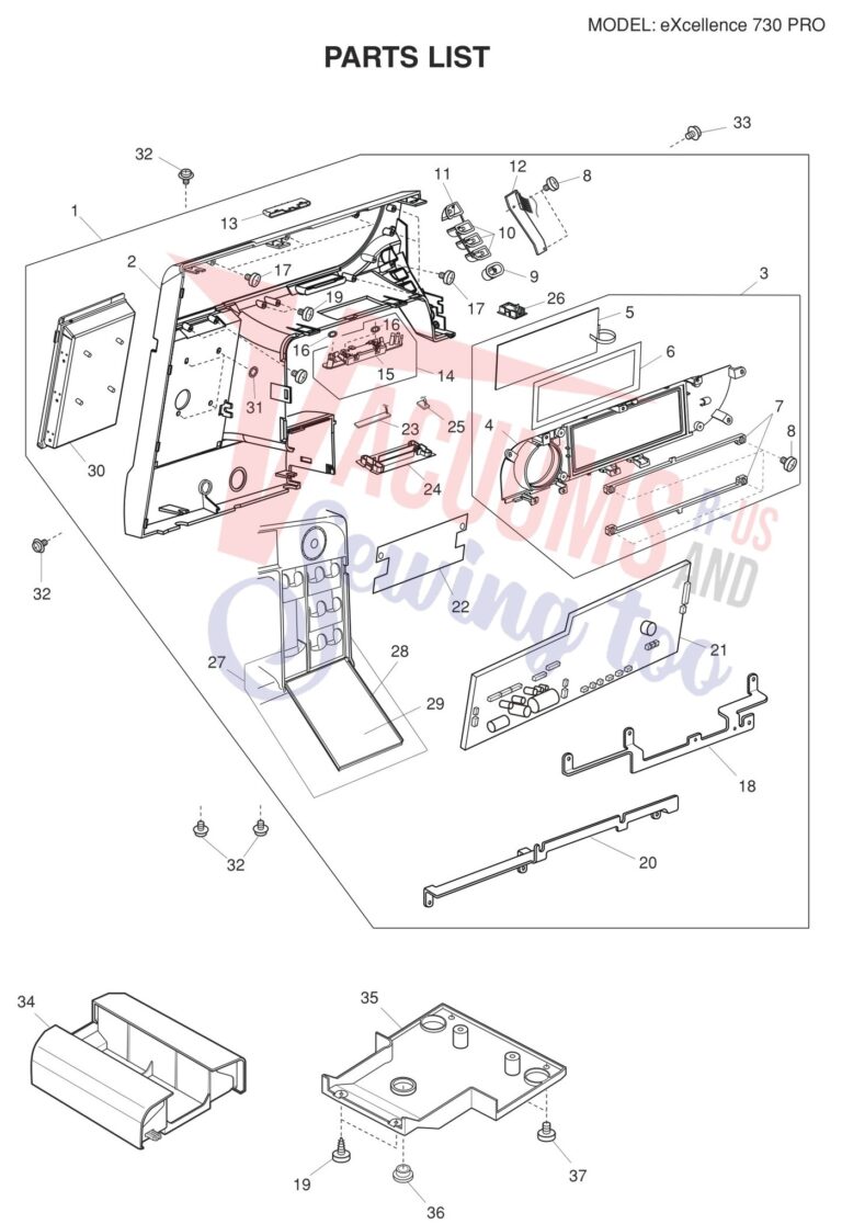 Elna EL730PRO schematic page 1 preview