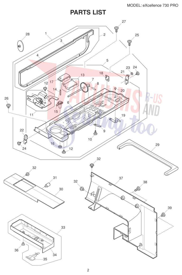 Elna EL730PRO schematic page 4 preview