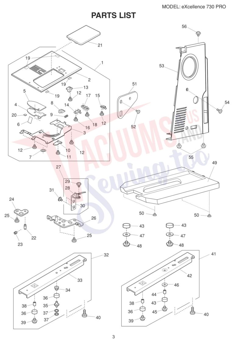 Elna EL730PRO schematic page 5 preview